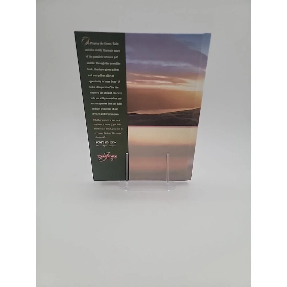 Jim Sheard Playing the Game Hardcover 1st Ed Signed Inspiration for Life Golf EX